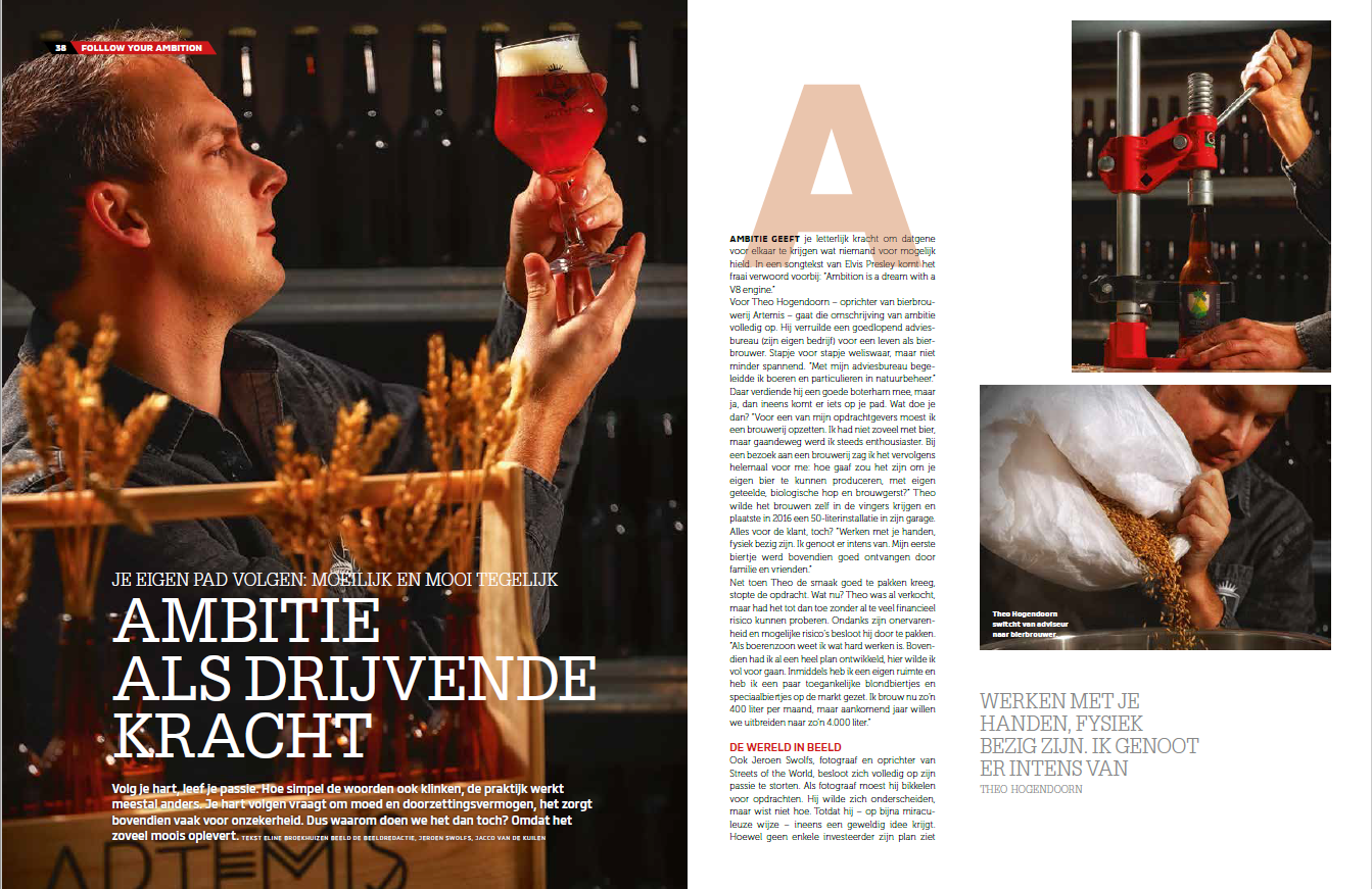 Voorbeeld van tekstschrijven voor het relatiemagazine van Mitsubishi